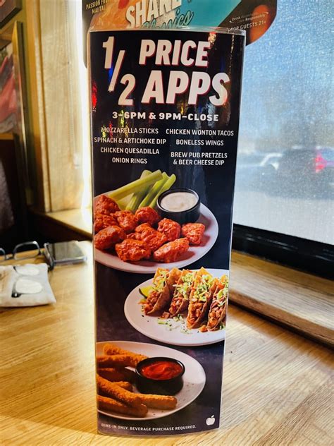 applebee's half price apps happy hour